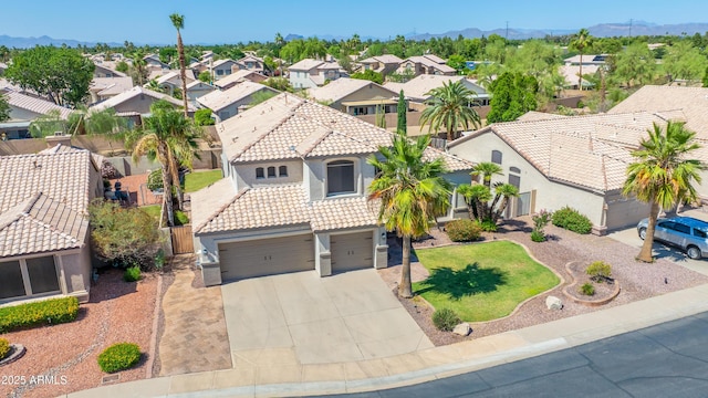 1694 E Campbell Ave, Gilbert, AZ 85234 - aerial view of residential area with a mountain backdrop