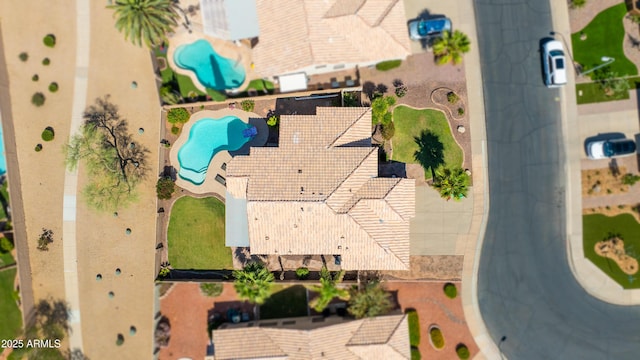 1694 E Campbell Ave, Gilbert, AZ 85234 - aerial view of a pool area