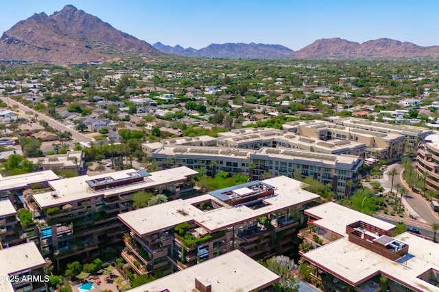 7131 E Rancho Vista Dr Unit 1008, Scottsdale, AZ 85251 - aerial view of mountains