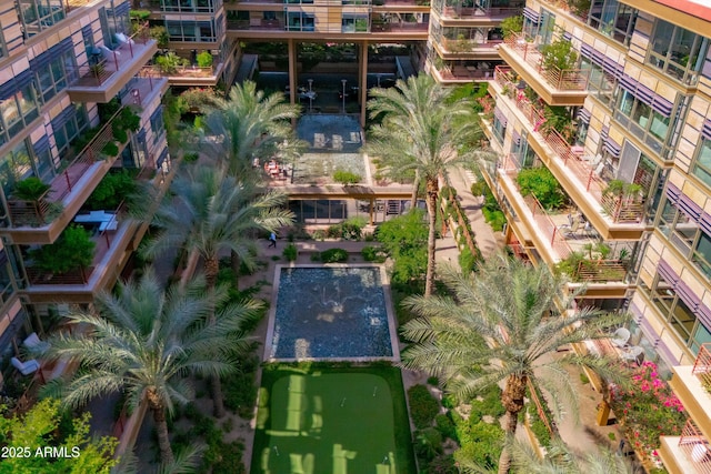 7131 E Rancho Vista Dr Unit 1008, Scottsdale, AZ 85251 - bird's eye view