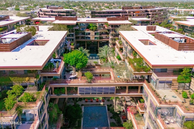 7131 E Rancho Vista Dr Unit 1008, Scottsdale, AZ 85251 - bird's eye view