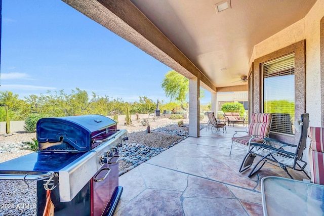 4240 E Strawberry Dr, Gilbert, AZ 85298 - view of patio featuring grilling area