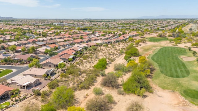 4240 E Strawberry Dr, Gilbert, AZ 85298 - drone / aerial view with a mountain view, golf course view, and a residential view