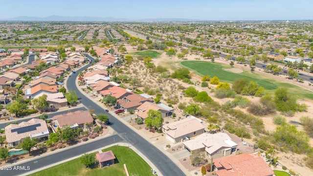 4240 E Strawberry Dr, Gilbert, AZ 85298 - bird's eye view with view of golf course and a residential view