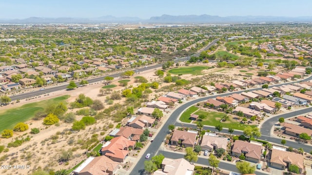 4240 E Strawberry Dr, Gilbert, AZ 85298 - bird's eye view featuring a mountain view and a residential view