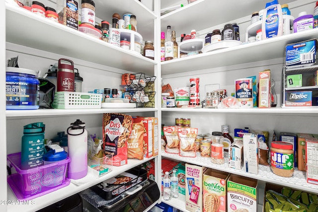 view of pantry