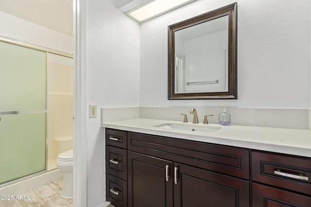 1905 E University Dr Unit 139, Tempe, AZ 85288 - bathroom featuring vanity and a shower stall