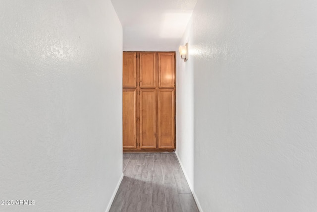 1905 E University Dr Unit 139, Tempe, AZ 85288 - hall featuring baseboards and wood finished floors