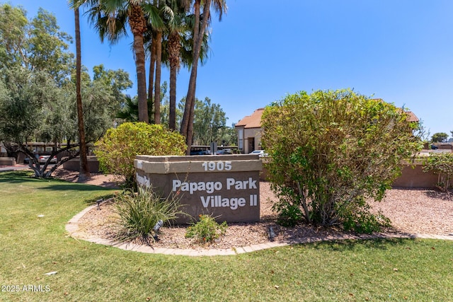 1905 E University Dr Unit 139, Tempe, AZ 85288 - community sign with a yard