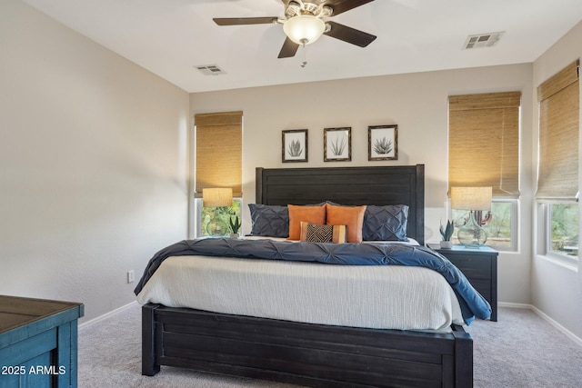 28351 N 130th Dr, Peoria, AZ 85383 - bedroom with carpet floors, baseboards, and a ceiling fan