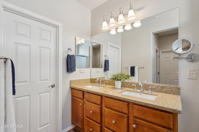 28351 N 130th Dr, Peoria, AZ 85383 - full bathroom featuring double vanity