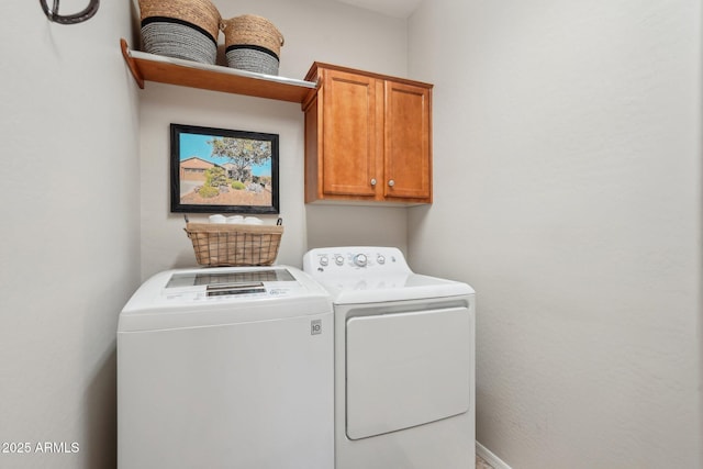 28351 N 130th Dr, Peoria, AZ 85383 - washroom featuring cabinet space and washer and clothes dryer