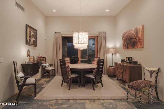 view of dining room