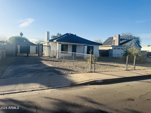 view of front of home