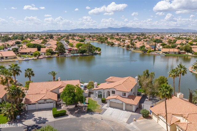 3520 N 110th Ave, Avondale, AZ 85392 - birds eye view of property featuring a residential view and a water and mountain view