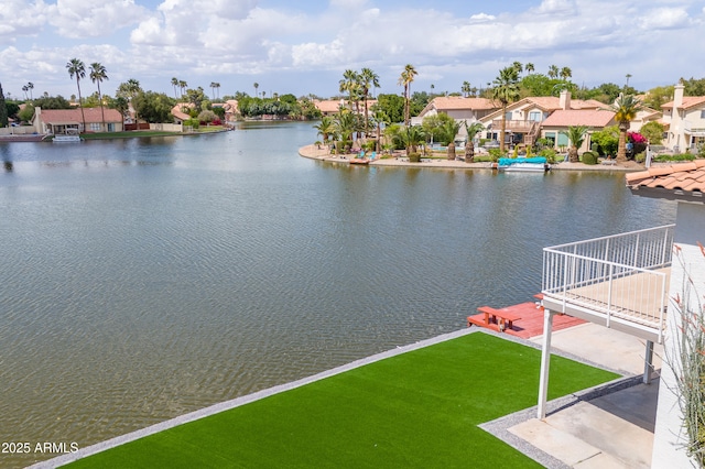 3520 N 110th Ave, Avondale, AZ 85392 - property view of water featuring a residential view and a dock