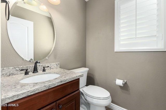 1051 E Julie Ave, San Tan Valley, AZ 85140 - half bathroom featuring toilet and vanity