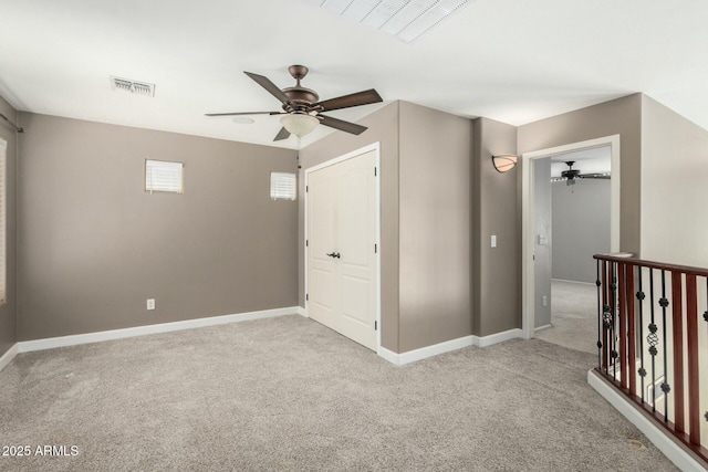 1051 E Julie Ave, San Tan Valley, AZ 85140 - bonus room with carpet, visible vents, baseboards, and ceiling fan