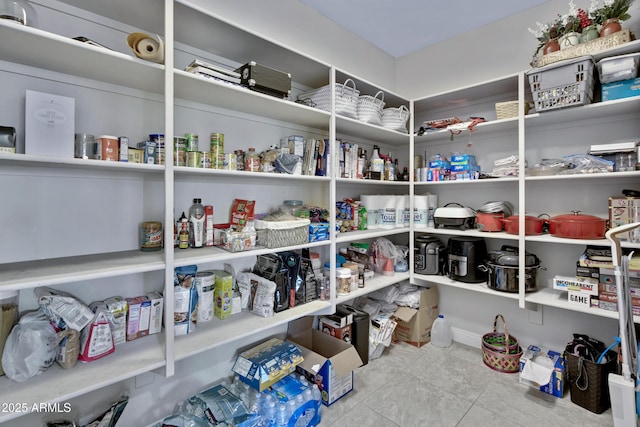 view of pantry