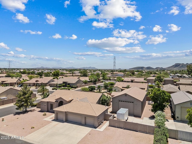 4701 W Fallen Leaf Ln, Glendale, AZ 85310 - aerial perspective of suburban area with mountains