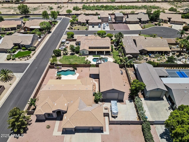 4701 W Fallen Leaf Ln, Glendale, AZ 85310 - aerial perspective of suburban area with a pool