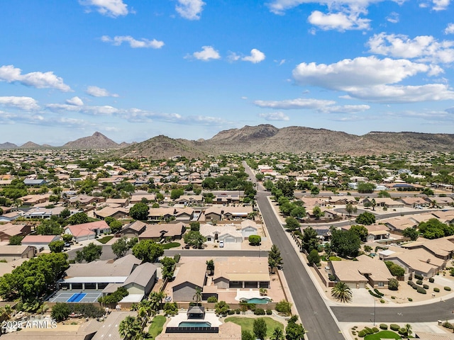 4701 W Fallen Leaf Ln, Glendale, AZ 85310 - aerial perspective of suburban area featuring mountains