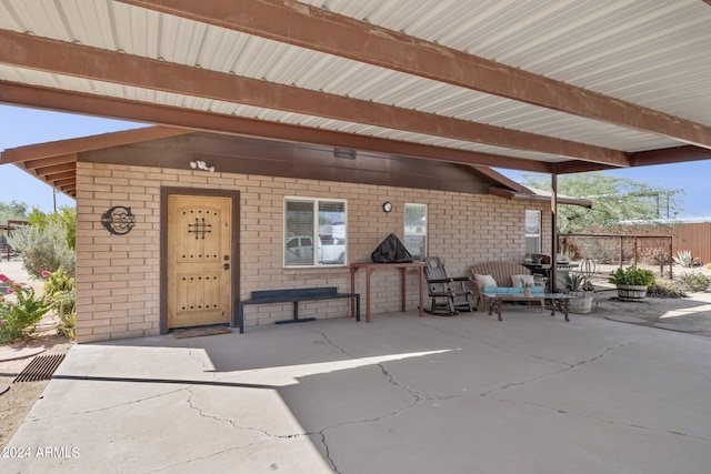 view of patio