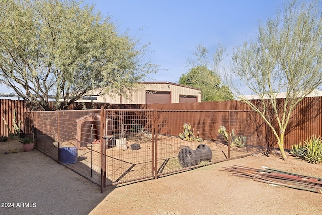36425 N 10th St, Phoenix, AZ 85086 - fenced backyard with a garage
