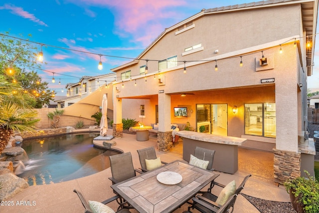4960 E Colonial Dr, Chandler, AZ 85249 - view of patio featuring outdoor dining area