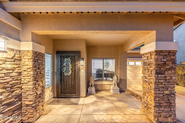 4960 E Colonial Dr, Chandler, AZ 85249 - view of exterior entry featuring stucco siding