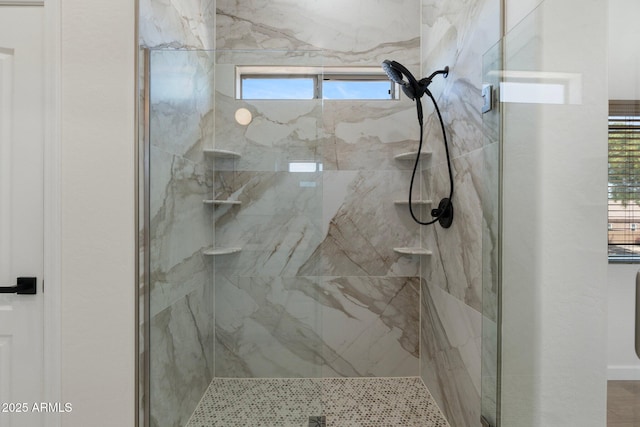 4960 E Colonial Dr, Chandler, AZ 85249 - full bathroom featuring a marble finish shower