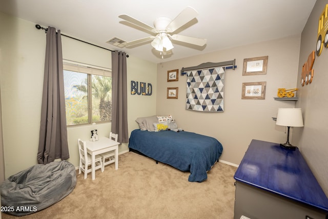 29110 N 24th Ln, Phoenix, AZ 85085 - bedroom featuring carpet flooring, ceiling fan, and baseboards
