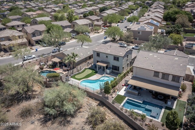 29110 N 24th Ln, Phoenix, AZ 85085 - aerial perspective of suburban area featuring a pool