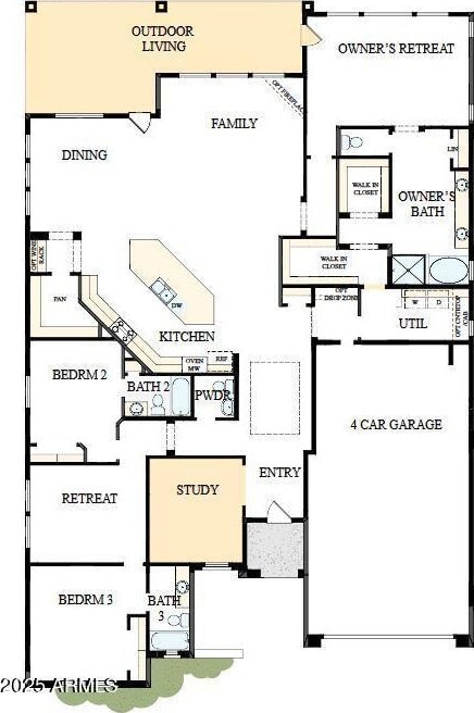 21541 W Mariposa St, Buckeye, AZ 85396 - property floor plan