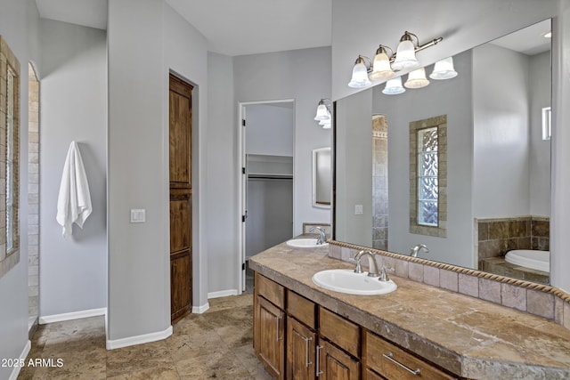 24615 S 182nd Pl, Gilbert, AZ 85298 - full bath featuring double vanity and a garden tub