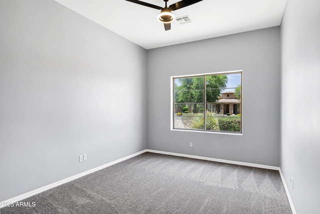 24615 S 182nd Pl, Gilbert, AZ 85298 - carpeted spare room featuring ceiling fan and baseboards