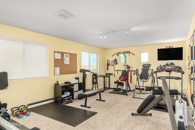 view of exercise room