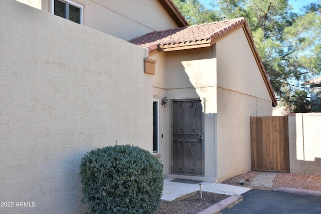 view of property entrance