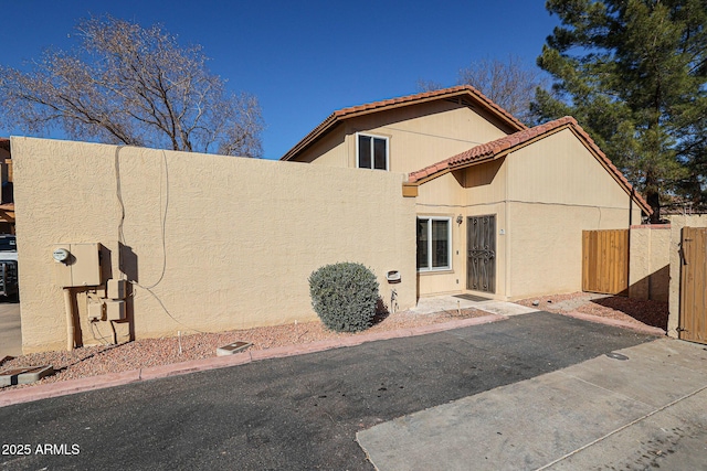 view of back of property