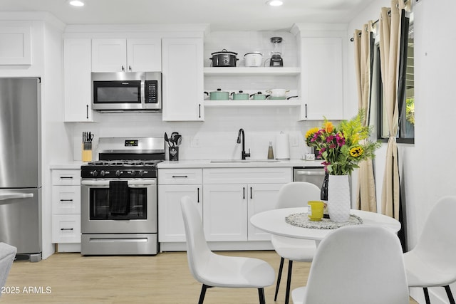 3139 N 40th St, Phoenix, AZ 85018 - kitchen with appliances with stainless steel finishes, a sink, light countertops, decorative backsplash, and recessed lighting