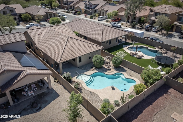 40808 N Raleigh Ct, Anthem, AZ 85086 - aerial perspective of suburban area with a pool