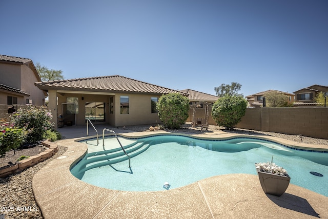 40808 N Raleigh Ct, Anthem, AZ 85086 - view of pool with a fenced backyard and a patio area