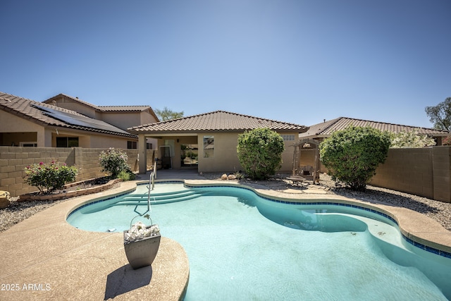 40808 N Raleigh Ct, Anthem, AZ 85086 - view of pool with a fenced backyard and a patio