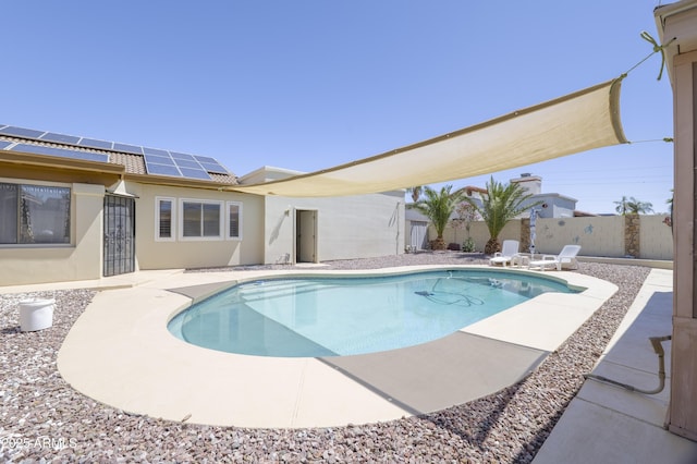 1285 E Mcmurray Blvd, Casa Grande, AZ 85122 - view of pool with a fenced backyard and a patio