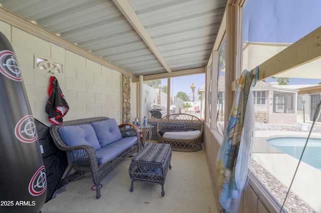 1285 E Mcmurray Blvd, Casa Grande, AZ 85122 - sunroom with an outdoor living space