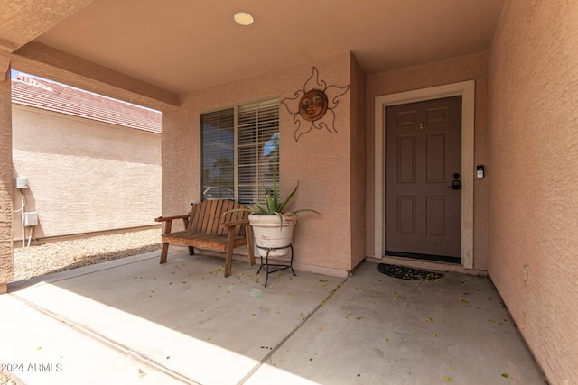 view of entrance to property