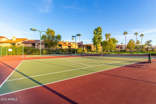 view of sport court featuring basketball court