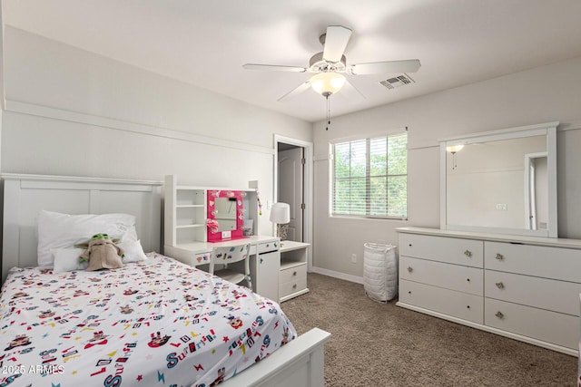 20709 W Delaney Dr, Buckeye, AZ 85396 - bedroom featuring light carpet and a ceiling fan