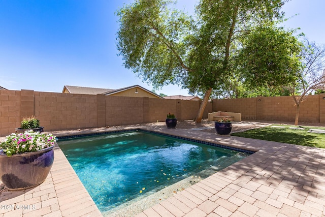 20709 W Delaney Dr, Buckeye, AZ 85396 - view of pool with a fenced backyard and a patio area