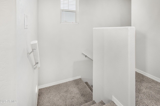 810 E Agua Fria Ln, Avondale, AZ 85323 - stairs featuring baseboards and carpet